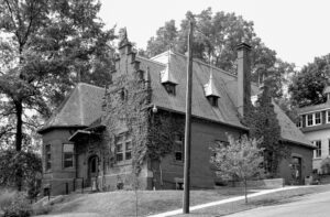 Historical photo of the library
